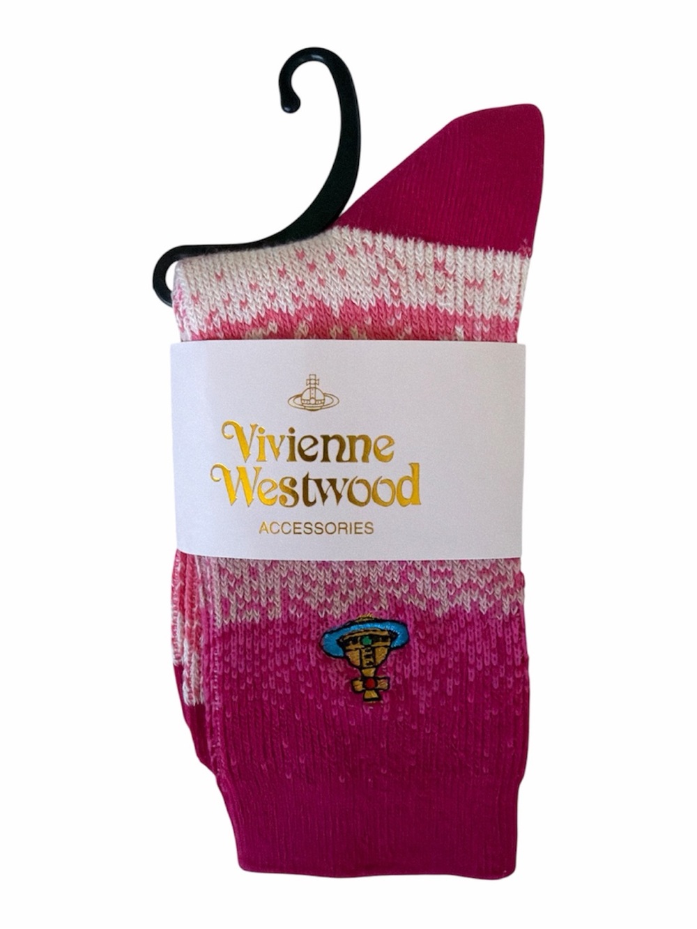 Vivienne Westwood Pink Ombre Orb Crew Socks